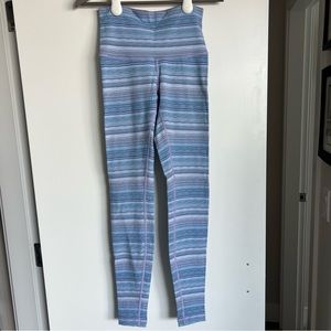 Lululemon 32” Legging - Blue/Purple Stripe - Size 6